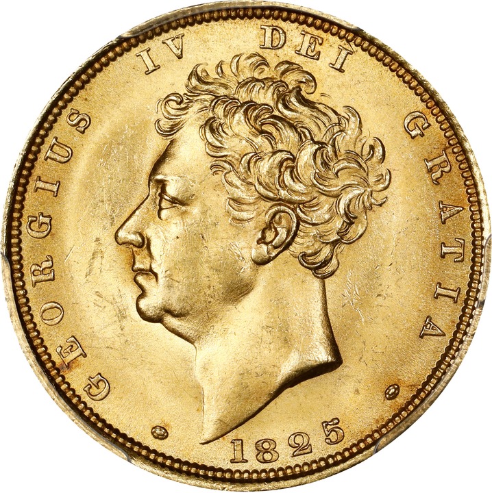 George IV Sov 1821-1830 MS [Type] (KM# 682 ) AU50 thumbnail 13