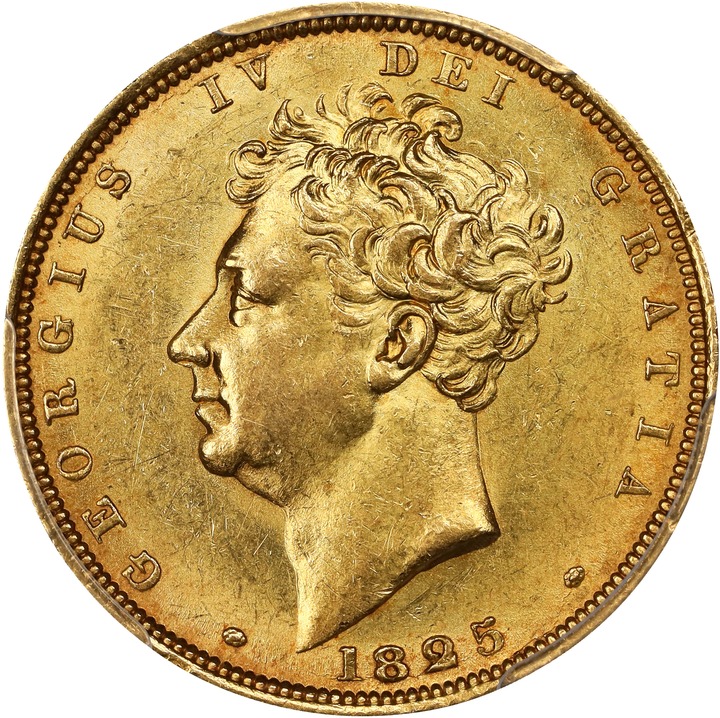 Image for George IV Sov 1821-1830 MS [Type] (KM# 682 ) AU50