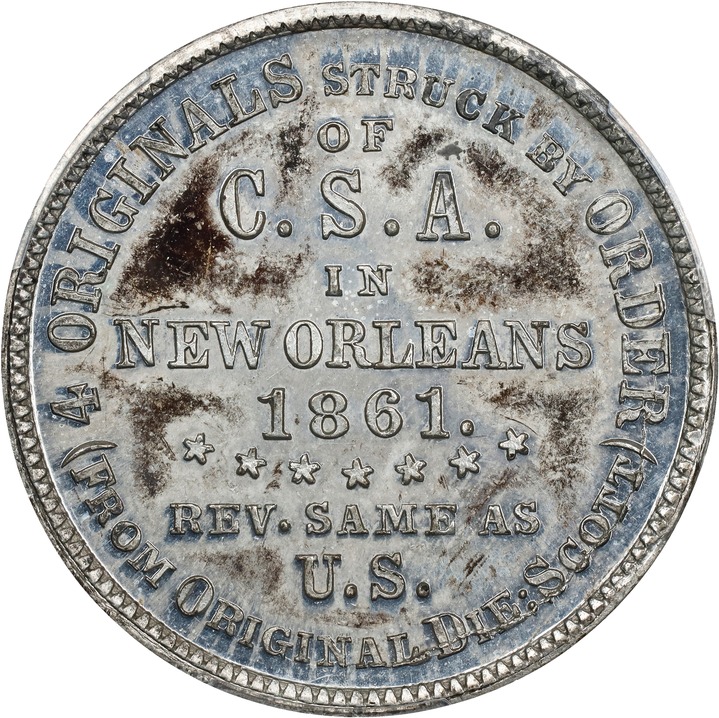 1861 50c CSA, Scott Restrike MS thumbnail 20