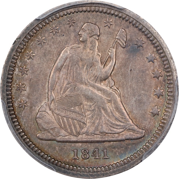 1841-O 25c Doubled Die Obverse, FS-101 MS thumbnail 2