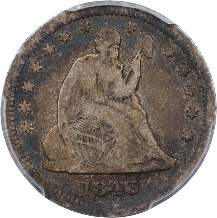 Image for 1843-O 25c Large O, FS-501 VG10