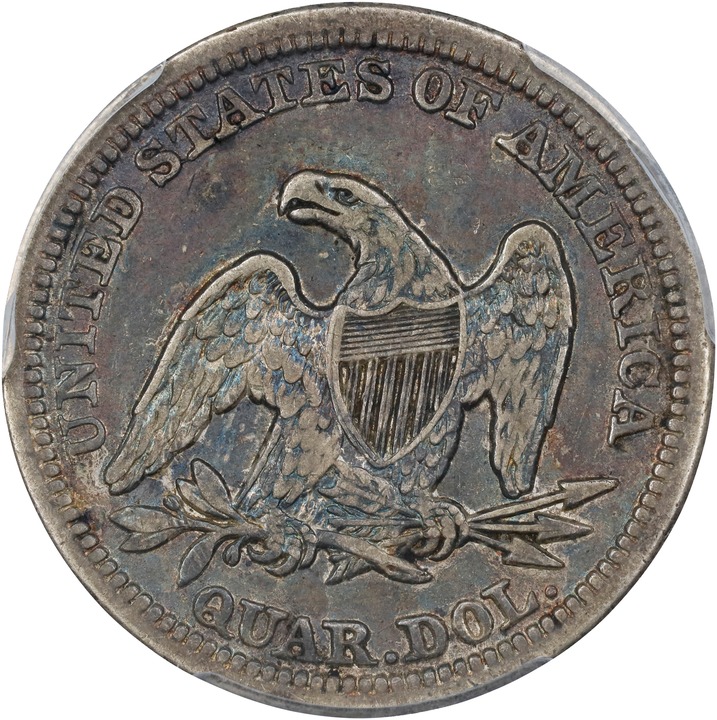 1845 25c Repunched Date, FS-301 MS thumbnail 3