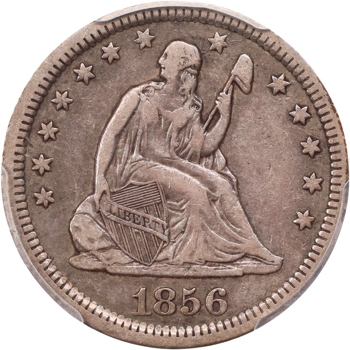 Image for 1856 25c VF30