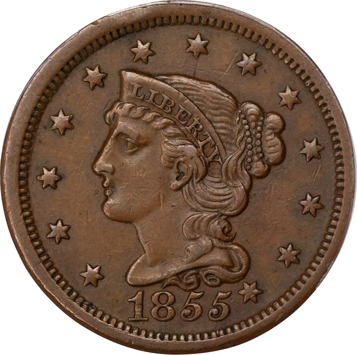 1855 1c Knob on Ear MS BN G4 BN thumbnail 10