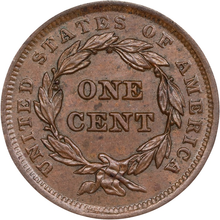 1842 1c Small Date, N-2 MS BN thumbnail 4