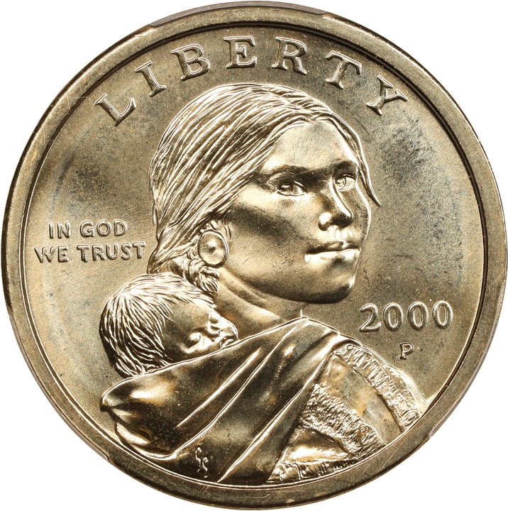 Sacagawea Dollar $1  2000-2008 [Type] OGP thumbnail 5