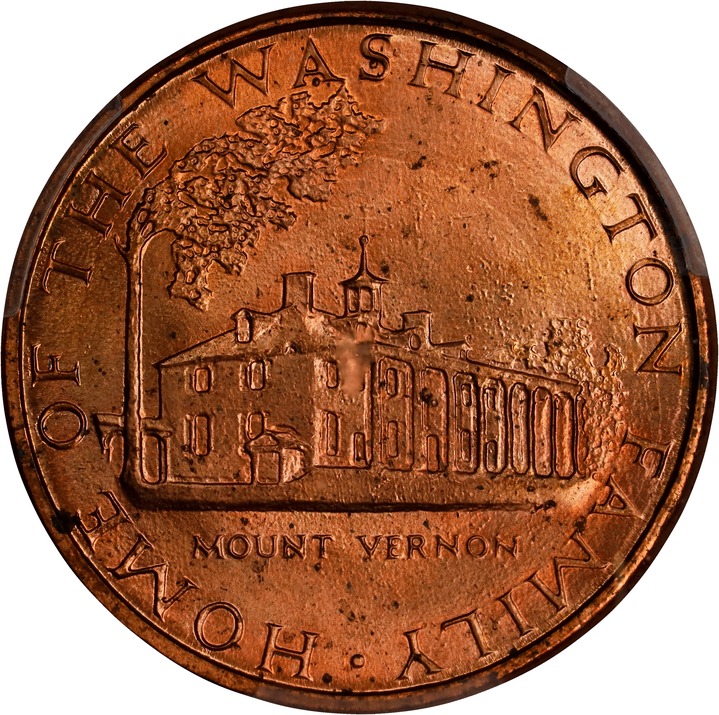 "1759" (1982) P1c Martha Washington, Copper, J-2180 MS RD MS64 RD thumbnail 4