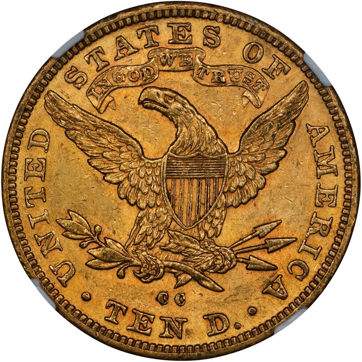 1892-CC $10  Tripled Die Reverse, FS-801 VF30 thumbnail 16