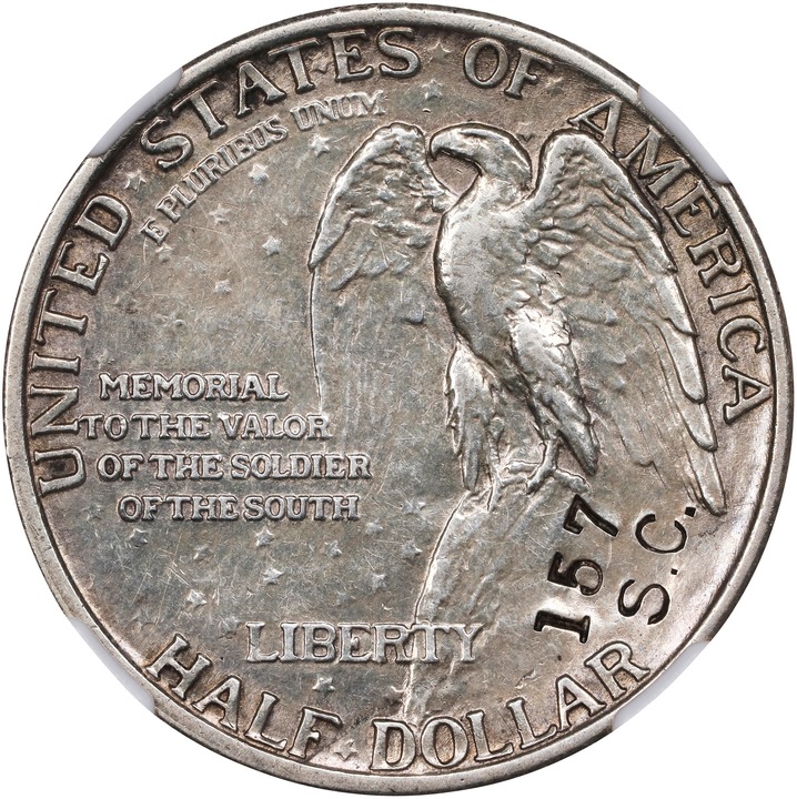 1925 50c Stone Mountain, S.C. Counterstamp AU55 thumbnail 10