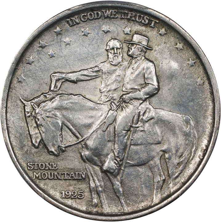1925 50c Stone Mountain, N.CAR. Counterstamp AU53 thumbnail 6