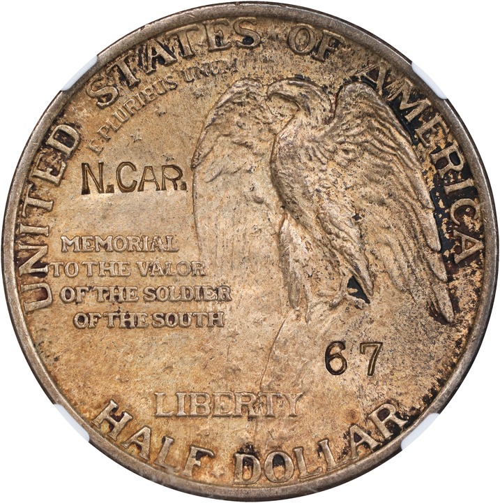 1925 50c Stone Mountain, N.CAR. Counterstamp AU53 thumbnail 15