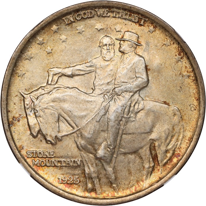 1925 50c Stone Mountain, N.CAR. Counterstamp AU53 thumbnail 16