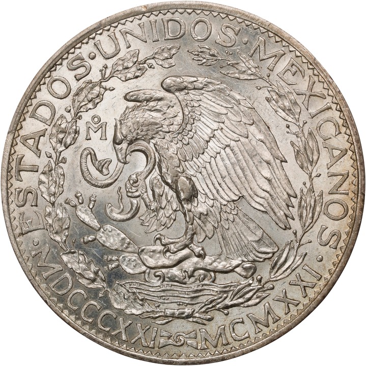 1921-Mo S2P 9 Tail Feathers, Silver, KM-462 MS (KM-462) VF20 thumbnail 4