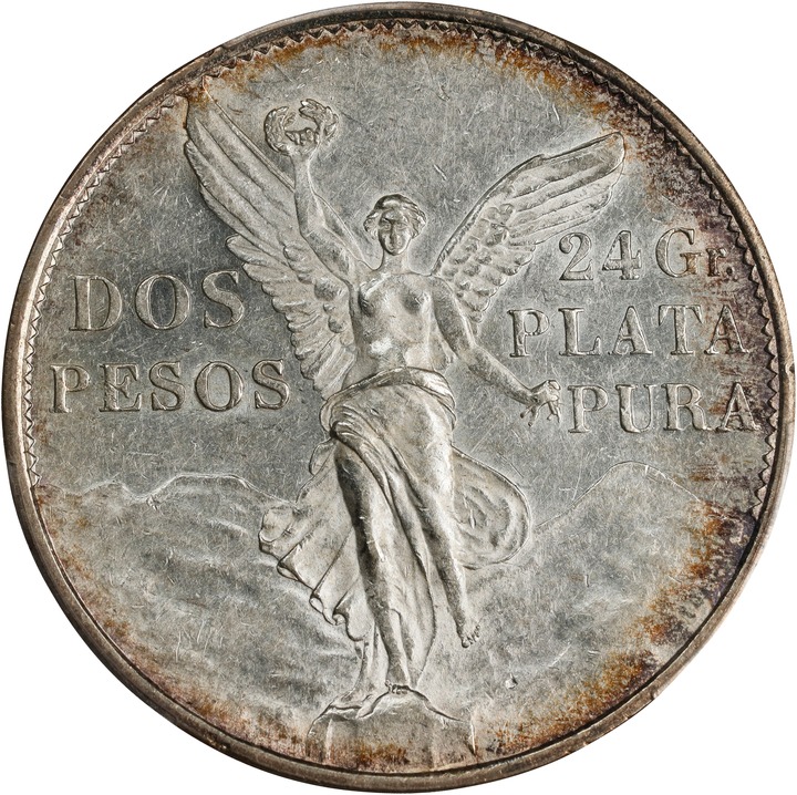 Image for 1921-Mo S2P 9 Tail Feathers, Silver, KM-462 MS (KM-462) VF20