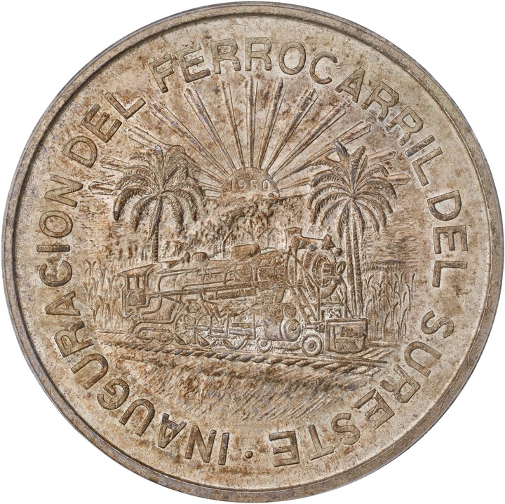 Image for 1950-Mo 5P Type 2, Southern Railroad, Silver, KM-466 MS (KM-466) MS62