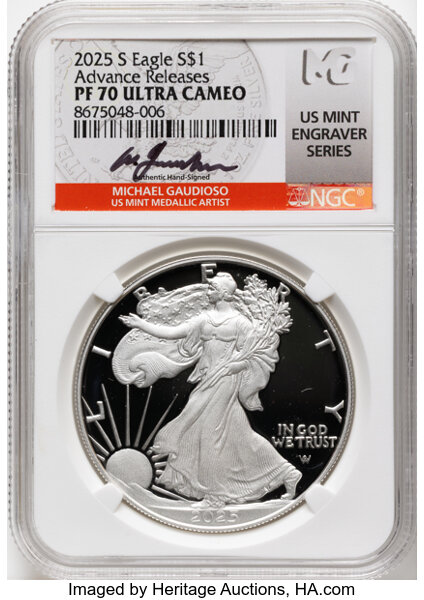 2025-S $1  Silver Eagle PR DCAM thumbnail 15