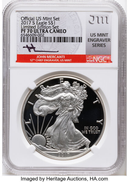 2017-S $1  Silver Eagle PR DCAM thumbnail 7