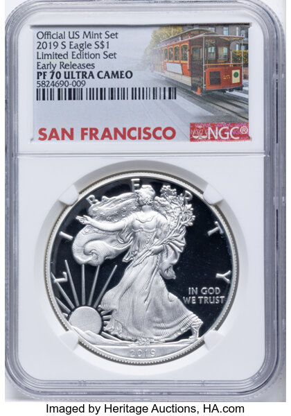 2019-S $1  Silver Eagle PR DCAM thumbnail 6
