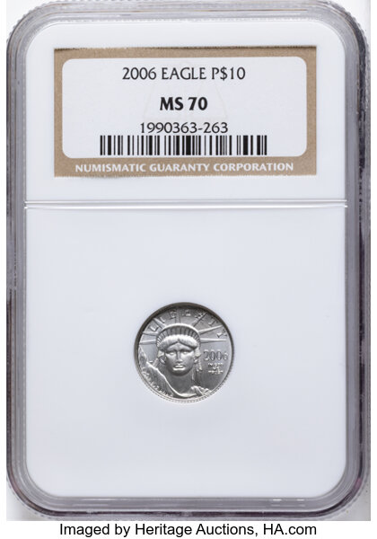 2006 $10  Platinum Eagle MS thumbnail 5
