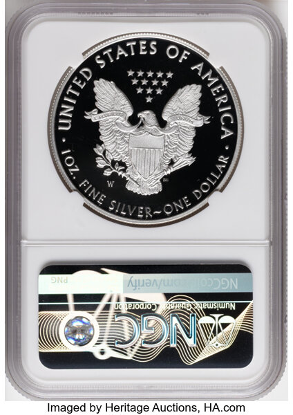 2021-W $1  Silver Eagle, Type 1 PR DCAM OGP thumbnail 10