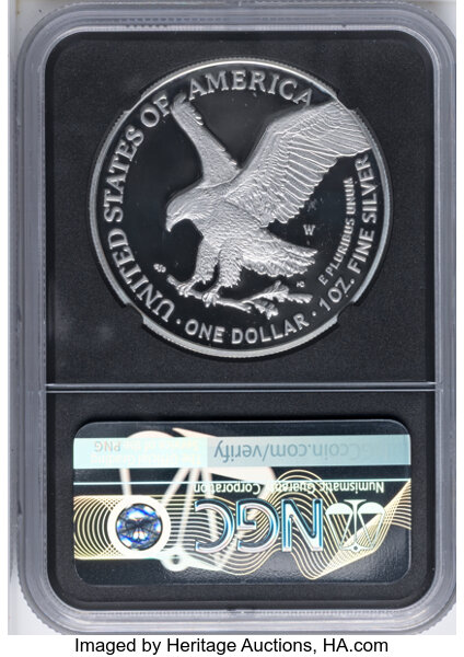 2022-W $1  Silver Eagle PR DCAM OGP thumbnail 2