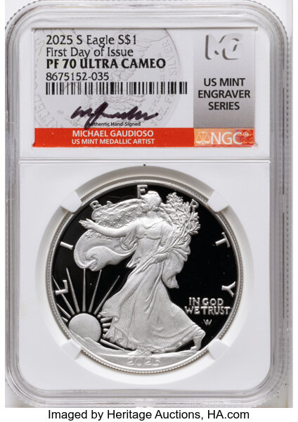 2025-S $1  Silver Eagle PR DCAM thumbnail 4