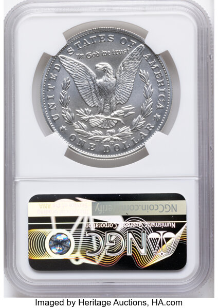 2021-(CC) S$1 Morgan, Privy Mark, 100th Anniversary MS70 thumbnail 6