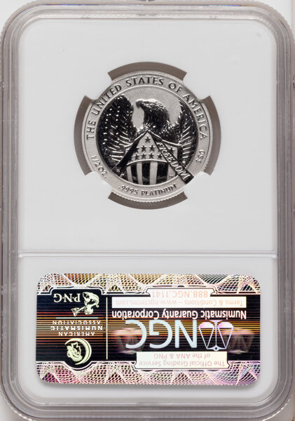 2007-W P$50  Platinum Eagle, Reverse Proof PR thumbnail 8