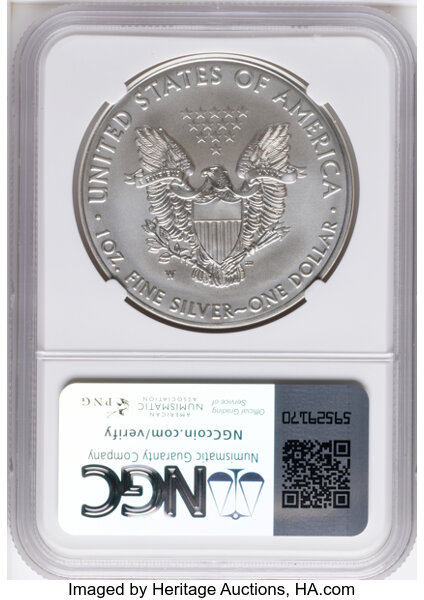 2016-W $1  Silver Eagle, Burnished, 30th Anniversary MS thumbnail 19