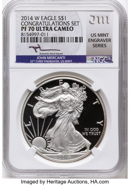 2014-W $1  Silver Eagle PR DCAM thumbnail 7