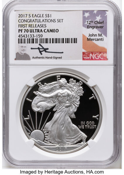 2017-S $1  Silver Eagle PR DCAM thumbnail 5
