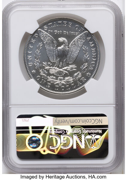 2021-(CC) S$1 Morgan, Privy Mark, 100th Anniversary MS70 thumbnail 2
