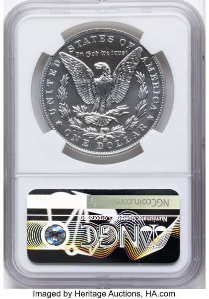 2021-(CC) S$1 Morgan, Privy Mark, 100th Anniversary MS70 thumbnail 4