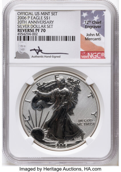 2006-P $1  Silver Eagle, Reverse Proof PR thumbnail 11