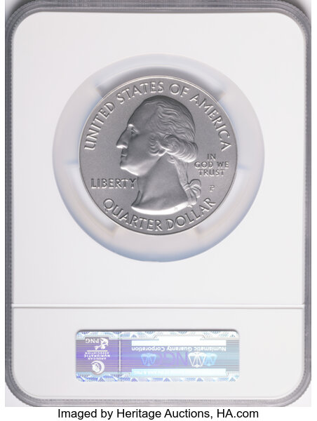 2010-P  S25c 5oz Silver, Mount Hood, Satin Finish SP thumbnail 5