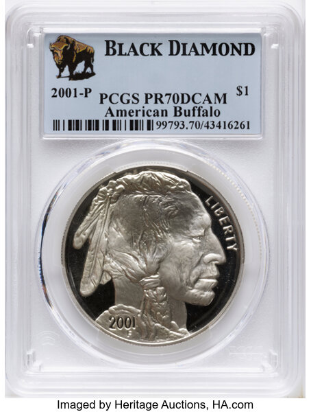 2001-P S$1 American Buffalo PR DCAM thumbnail 6
