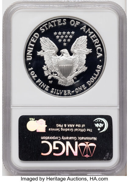 2004-W $1  Silver Eagle PR DCAM PR70 DCAM thumbnail 4