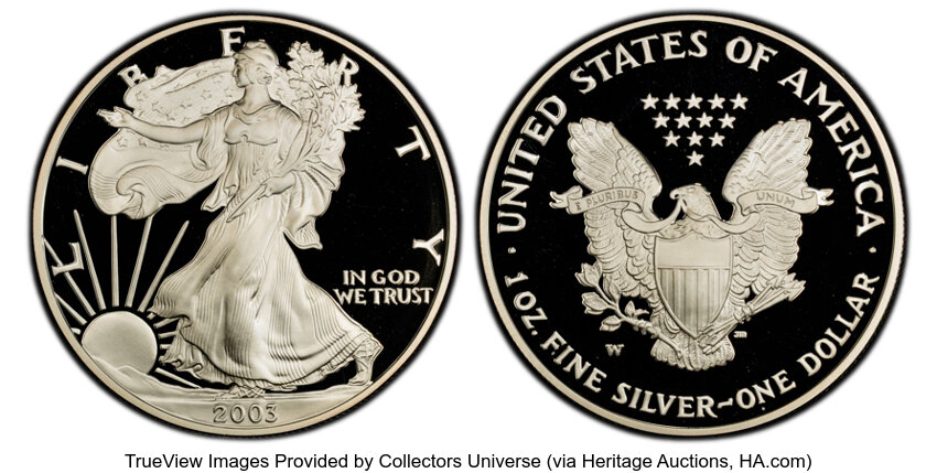 2003-W $1  Silver Eagle PR DCAM thumbnail 3