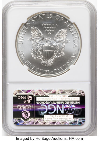 2013-(W) $1  Silver Eagle, Struck at West Point Mint MS70 CAC thumbnail 24