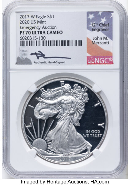 2017-W $1  Silver Eagle PR DCAM thumbnail 13