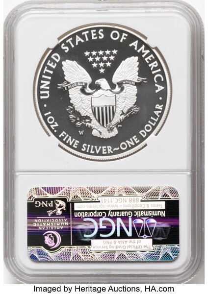 2013-W $1  Silver Eagle, Enhanced, West Point Mint Set MS thumbnail 20