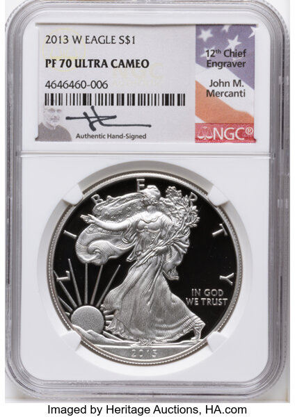 2013-W $1  Silver Eagle PR DCAM thumbnail 4
