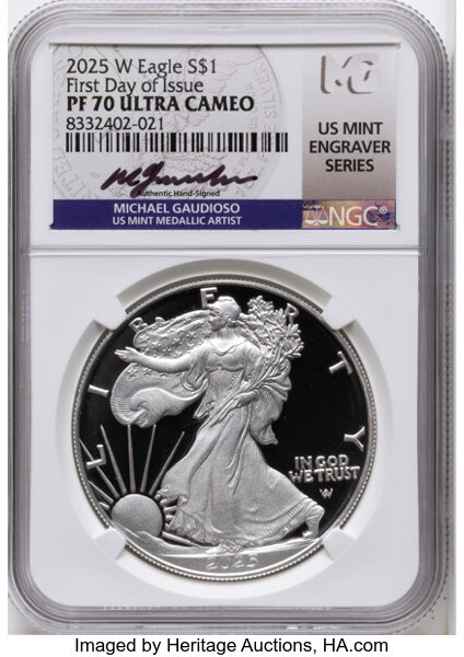 2025-W $1  Silver Eagle PR DCAM thumbnail 4