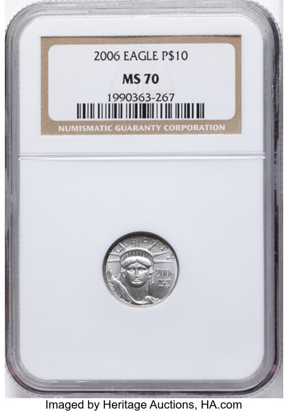2006 $10  Platinum Eagle MS thumbnail 4