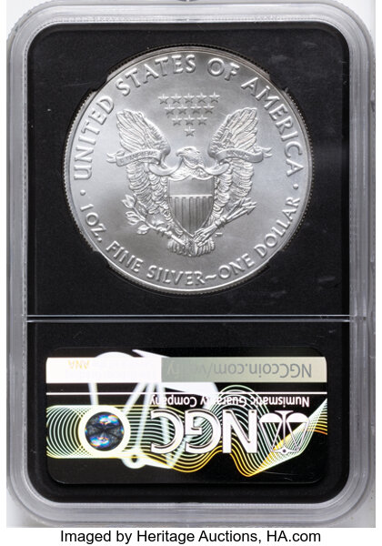 2016-(S) $1  Silver Eagle, Struck at SF Mint, 30th Anniv. MS thumbnail 3