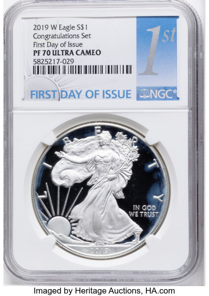2019-W $1  Silver Eagle PR DCAM thumbnail 5