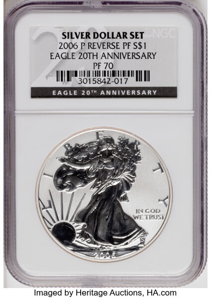 2006-P $1  Silver Eagle, Reverse Proof PR thumbnail 8
