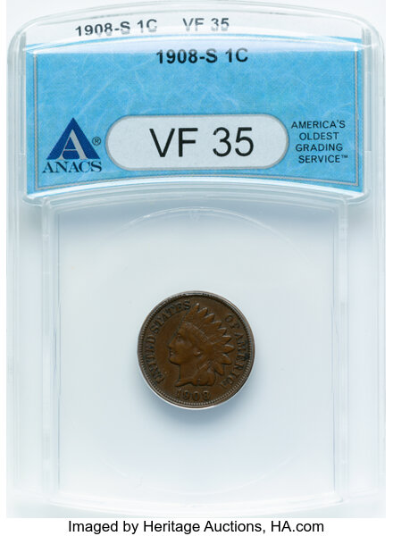 1908-S 1c MS BN thumbnail 3