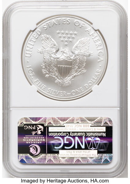 2012 $1  Silver Eagle MS thumbnail 12