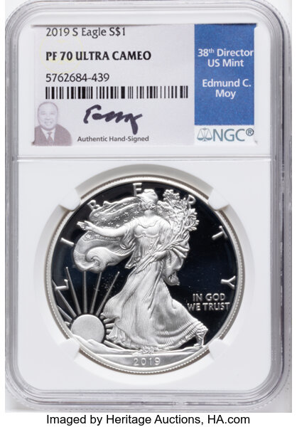 2019-S $1  Silver Eagle PR DCAM thumbnail 5